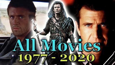 movie mel gibson list